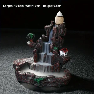 Resin Incense Waterfall Burner Return Smoking