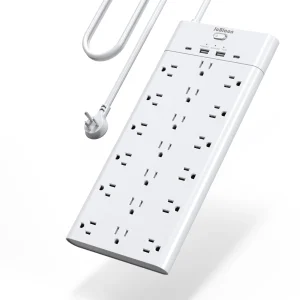 23-in-1 Power Strip US Plug 19 AC Outlets